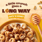 Oat Crunch Oats 'N Honey Breakfast Cereal by Cheerios – 24 Ounce (Pack of 2), Pack of 2