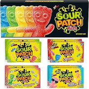 Sour Patch Kids Soft & Chewy Gummy Candy Variety Pack Gift Box, 8 ct | 8 individual 3.5 oz Boxes, Bulk Candy