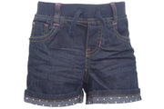 Girls 2-6X Stretch Denim Shorts 4T Dark Blue Wash by Lee – Polyester, Dark Blue Wash