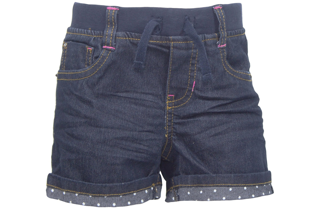 Girls 2-6X Stretch Denim Shorts 4T Dark Blue Wash by Lee – Polyester, Dark Blue Wash