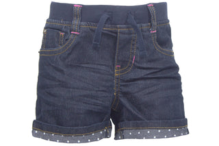 Girls 2-6X Stretch Denim Shorts 4T Dark Blue Wash by Lee – Polyester, Dark Blue Wash