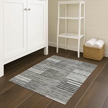 Addison Rugs Chantille ACN2749 Pewter 1'8" x 2'6" Indoor/Outdoor, Machine Washable, Easy Clean, Non Shedding, Bedroom, Living Room, Dining Room, Kitchen, Patio Rug