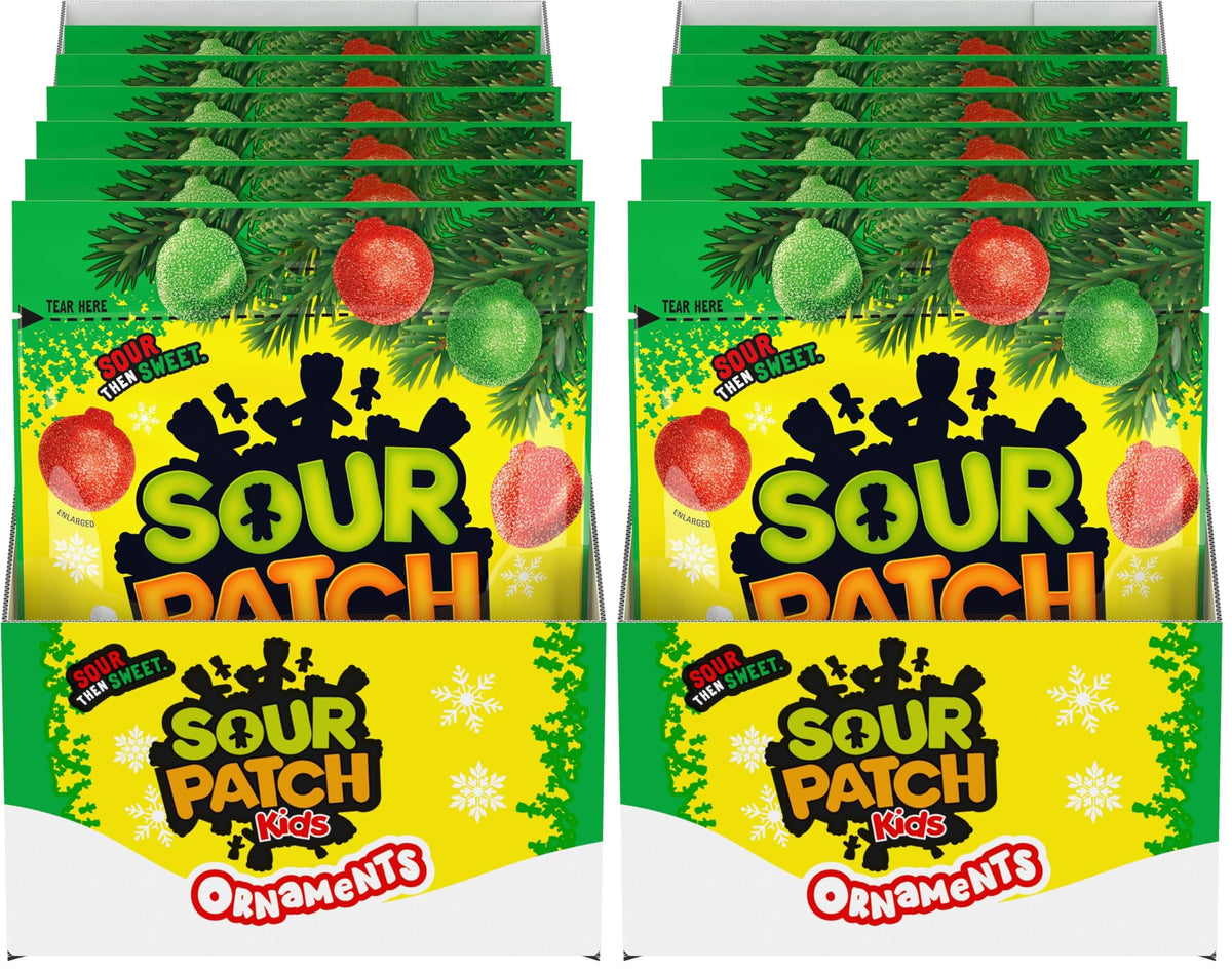 Sour Patch Kids Berry / 10 oz (Pack of 12) / Green,Lime Gummy Candy