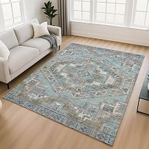 Addison Rugs Chantille ACN2794 Teal 3' x 5' Indoor/Outdoor, Machine Washable, Easy Clean, Non Shedding, Bedroom, Living Room, Dining Room, Kitchen, Patio Rug