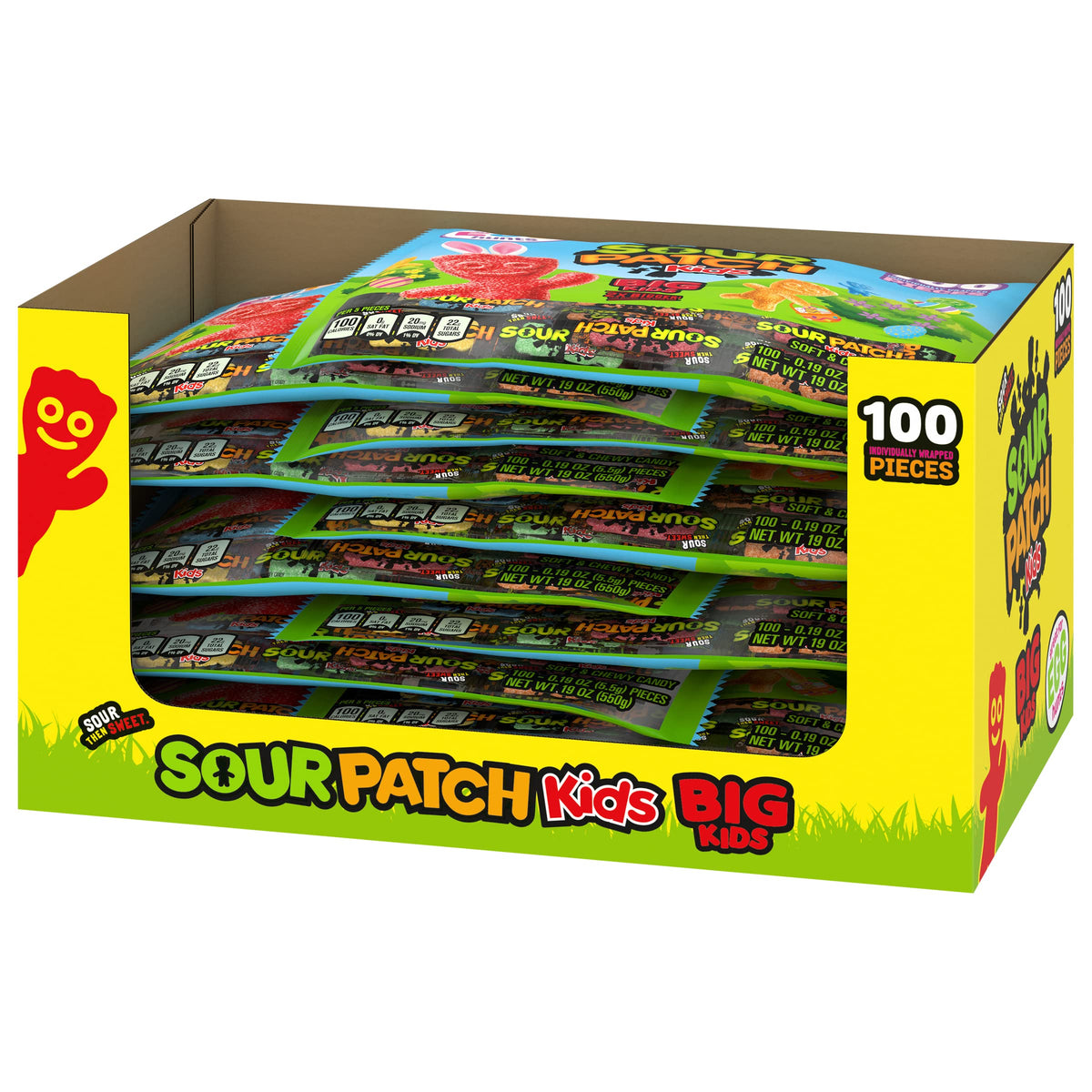 Sour Patch Kids Mixed-Fruit / 19 Ounce (Pack of 10) / 1 Gummy Candy