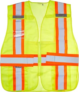 Radians SV24-2ZGM-3X/5X Polyester Mesh Class-2 Breakaway Expandable Two Tone Vest
