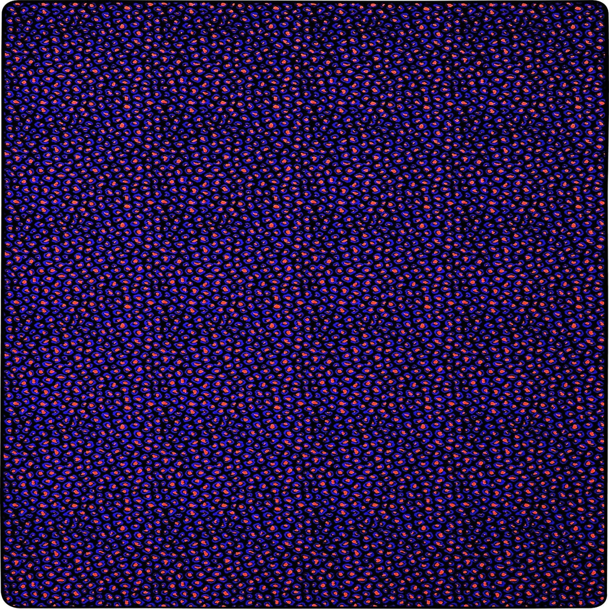 Fluorescent Afterglow 4' x 6' Area Rug by Joy Carpets – 4' x 6' (Rectangular), Nylon, Fluorescent, Model 467N