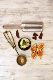 Ecograte Series Grater (Fine by Microplane – 11.50 x 3.00 x 1.00 Inches, Bamboo, Dover Grey, Model 15102