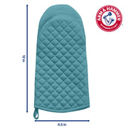 Quilted Oven Mitts by Arm & Hammer – 6.5"x12", Teal, Model AAH83602QUTEL6