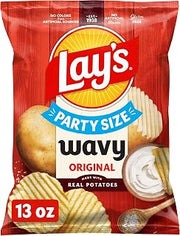 Lay's Potato Chips, Wavy, 13 Oz