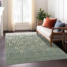 Addison Rugs Chantille ACN2567 Basil 9' x 12' Indoor/Outdoor, Machine Washable, Easy Clean, Non Shedding, Bedroom, Living Room, Dining Room, Kitchen, Patio Rug