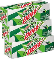 Diet Mountain Dew Soda, Fridge Pack Bundle, 12 fl oz, 36 Cans
