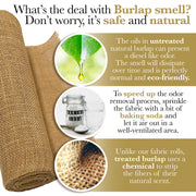 Shop Square Burlap Table Runner, 12 x 108 Inch, Natural - 10 Pack