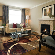 Oriental Weavers 3'3" x 1'10" (Rectangular) / Brown/ Black / Contemporary/Casual Area Rugs