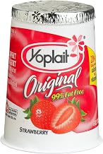 Yoplait Yogurt Strawberry Original, 6-Ounce Cups (Pack of 12)