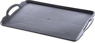 DINEX DXRST152003 Room Service Tray, 18" Length, 11" Width, 5" Height, Black (Pack of1)