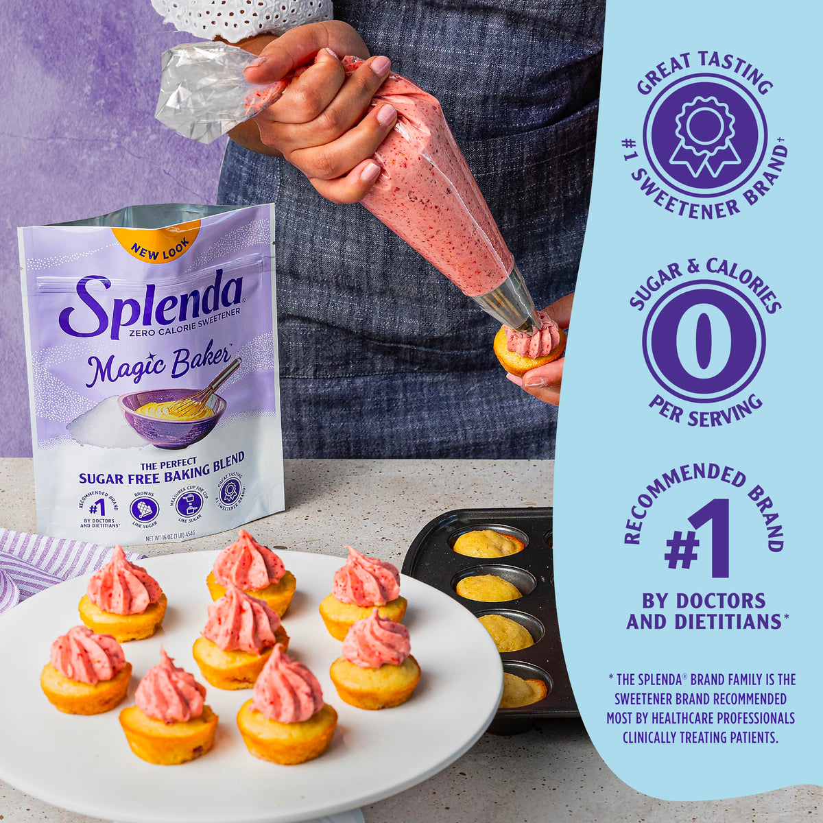 SPLENDA White / 16 Ounce (Pack of 1) / 1 Stevia