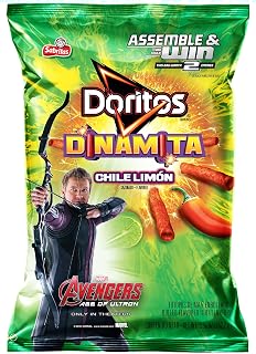 Doritos Dinamita Rolled Tortilla Chips, Chile Limon, 9.25 Ounce (Pack of 10)