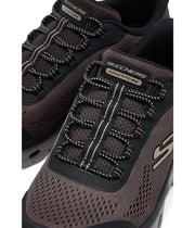 Men's Glide-Step Sole Hands Free Slip-in by Skechers – Mesh, Brown/Black, Model 237812W