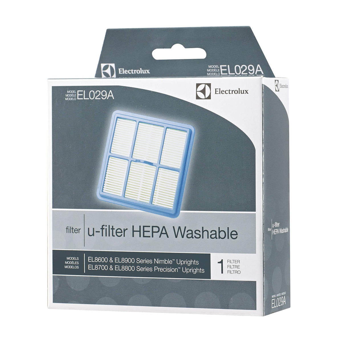 HOMECARE Products Electro Vacuum Filter by Electrolux – Plastic, White, Model EL029