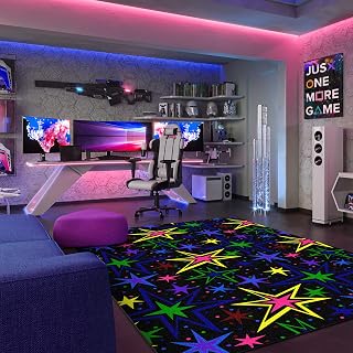 Joy Carpets Fluorescent Kapow 12' x 18' Area Rug