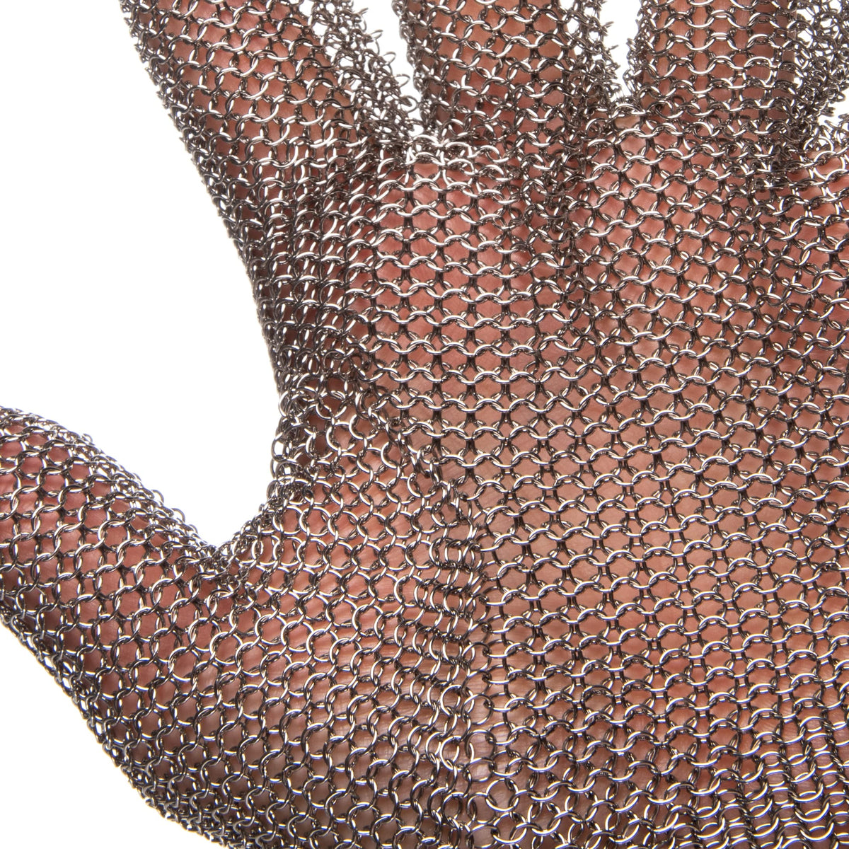 Professional Chain Mesh Cut-Resistant Glove by San Jamar – Small, Stainless Steel, Tan, Model MGA515S