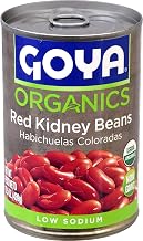 Goya Foods Organic Red Kidney Beans, 15.5 Ounce (Pack of 24)
