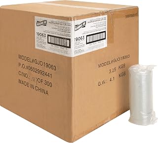 Genuine Joe 19063 Portion Cup Lids, 2oz., 50BG/CT, Clear