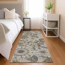Addison Rugs Chantille ACN2774 Beige 2'3" x 7'6" Indoor/Outdoor, Machine Washable, Easy Clean, Non Shedding, Bedroom, Living Room, Dining Room, Kitchen, Patio Runner Rug