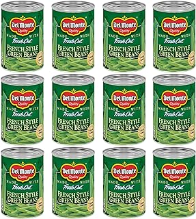 Del Monte BLUE LAKE French Style Green Beans, Canned Vegetables, 12 Pack, 14.5 oz Can