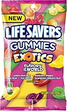 Life Savers Exotics Gummies Candy Bag, 7 ounce (12 Packs)
