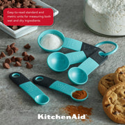 KitchenAid Aqua Sky/Black / Spoons / set of 5 Spoons