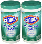 Fresh Scent Disinfecting Wipes by Clorox – 75 Count (Pack of 2), Other, Clear, Pack of 2, Model 15949