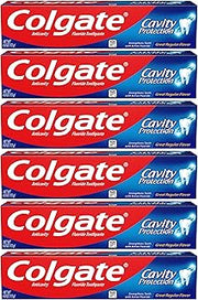 Colgate Cavity Protection Toothpaste with Fluoride - 4 Ounce (Pack of 6)