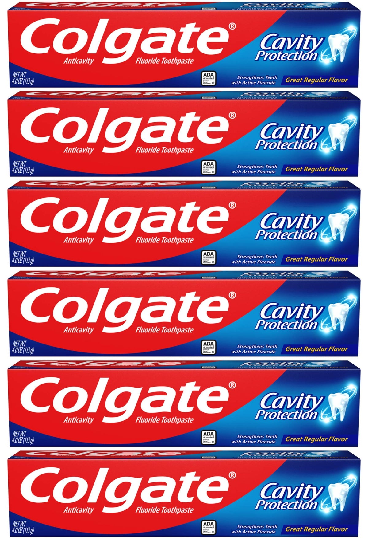 Colgate 4 Ounce (Pack of 6) / Toothpaste / 1 Toothpaste