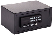Black Steel Safe with Card Swipe Reader and Digital Keypad Lock by SentrySafe – 0.4 Cubic Feet, 0.41 cubic_feet, Alloy Steel, Black, Model H060ES