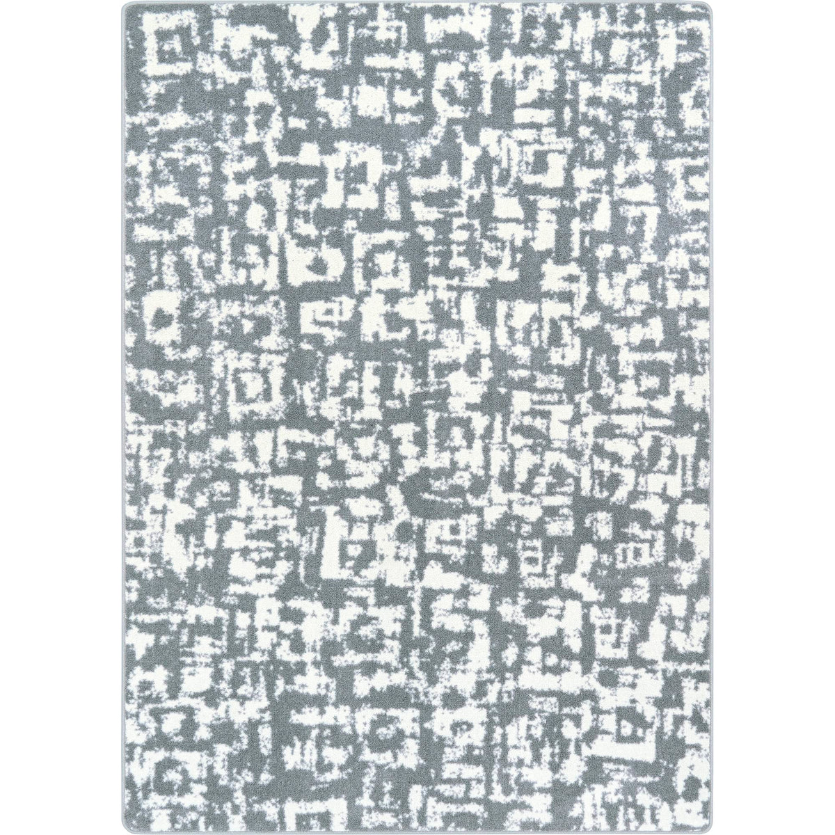 Block Print 10'9" x 13'2" Area Rug in Color Cloudy by Joy Carpets – 10'9" x 13'2" (Rectangular), Nylon, Cloudy, Model 2128G-02