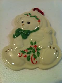Lenox Holiday Teddy Bear Cookie Press