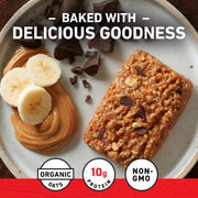 Energy Protein Bars - Peanut Butter Banana with Dark Chocolate - Made with Organic Oats - Energy Bars - Non-GMO - 10 Count (Pack of 4) by CLIF Bar – 10 Count (Pack of 4)