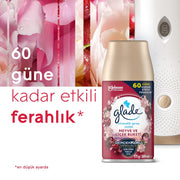 Automatic Spray Air Freshener Refill | Blooming Peony and Cherry - 269 ml Each (Pack of 3) by Glade – White with Pink and Red Accents, Pack of 3, Model 692637