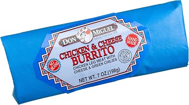 Don Miguel Chicken & Cheese Burrito, 7-Ounce Individually Wrapped Packages (Pack of 12)