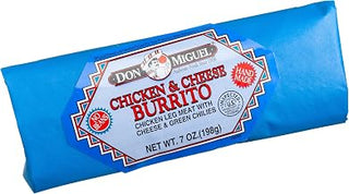 Don Miguel Chicken & Cheese Burrito, 7-Ounce Individually Wrapped Packages (Pack of 12)