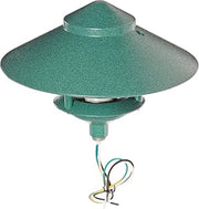 RAB Lighting LL323VG Lawn Light 3 Tier + 10" TOP 75W MAX Verde Green