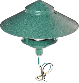 RAB Lighting LL323VG Lawn Light 3 Tier + 10" TOP 75W MAX Verde Green