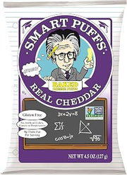 Pirate's Booty Brands Non-GMO Smart Puffs, Reall Cheddar, 4.5 Ounce (Pack of 12)