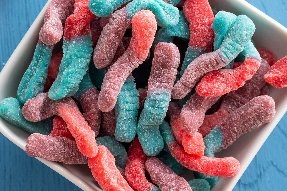 Trolli Candy / 7.2 Ounce (Pack of 8) / Blue Gummy Candy