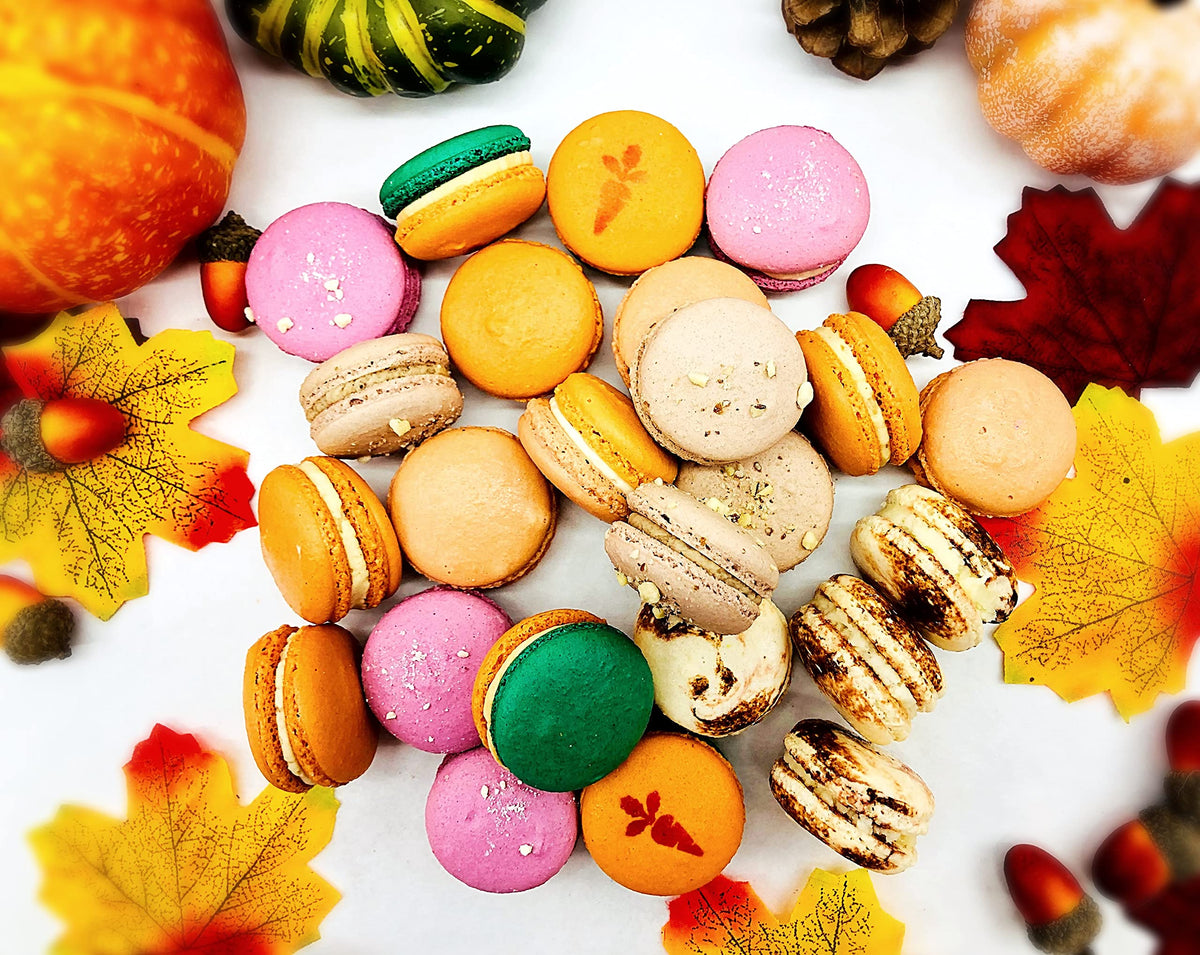 24 Pack Assorted Macaron by Macaron Centrale – 1 Count (Pack of 24), Pack of 24