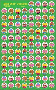 Trend Enterprises Cupcakes The Bake Shop™ superSpots® Stickers