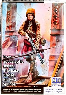Masterbox MAS24075 1:24-The Last Bridge, Kit no 3, Splinter Scale Model, Unpainted