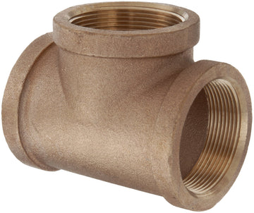 3/4" Tee by Merit Brass – 0.75 Inch, Brass, Model XNL106-12